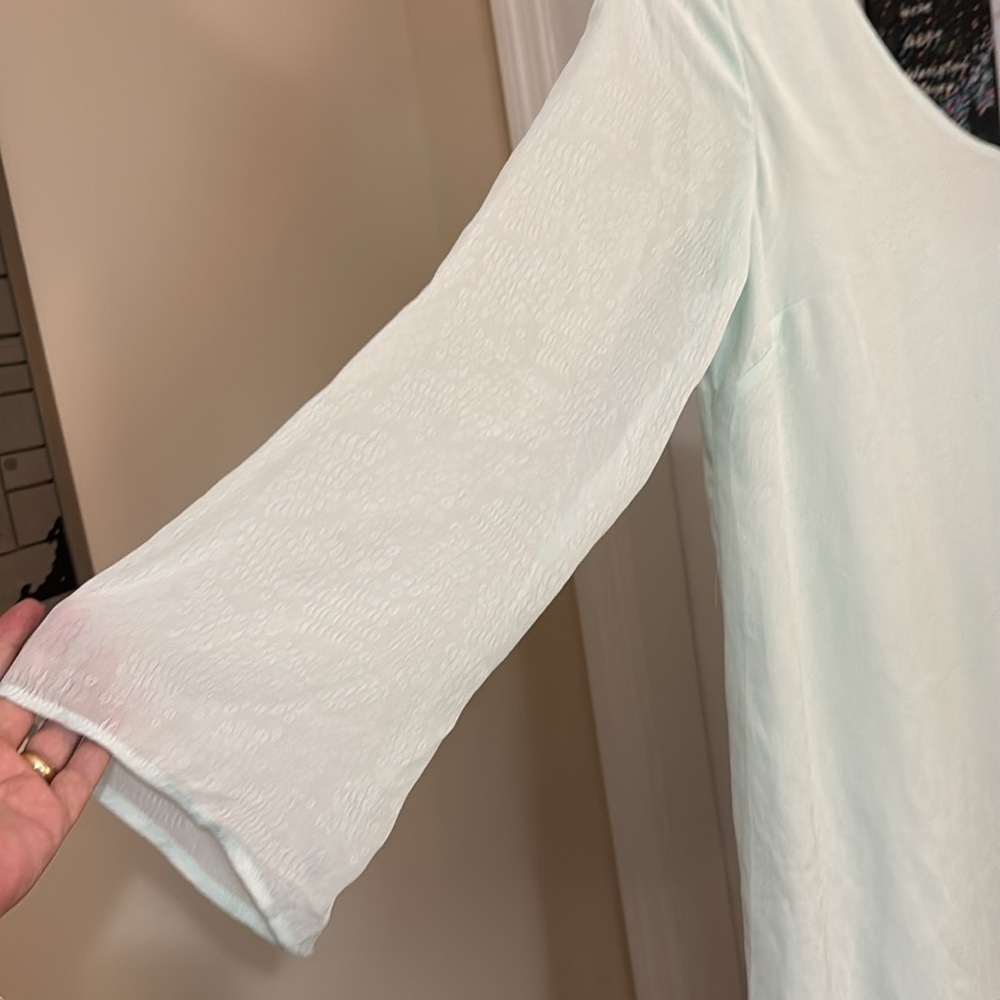 Astr the Label light mint Relaxed Tunic mini dress - Picture 2 of 4